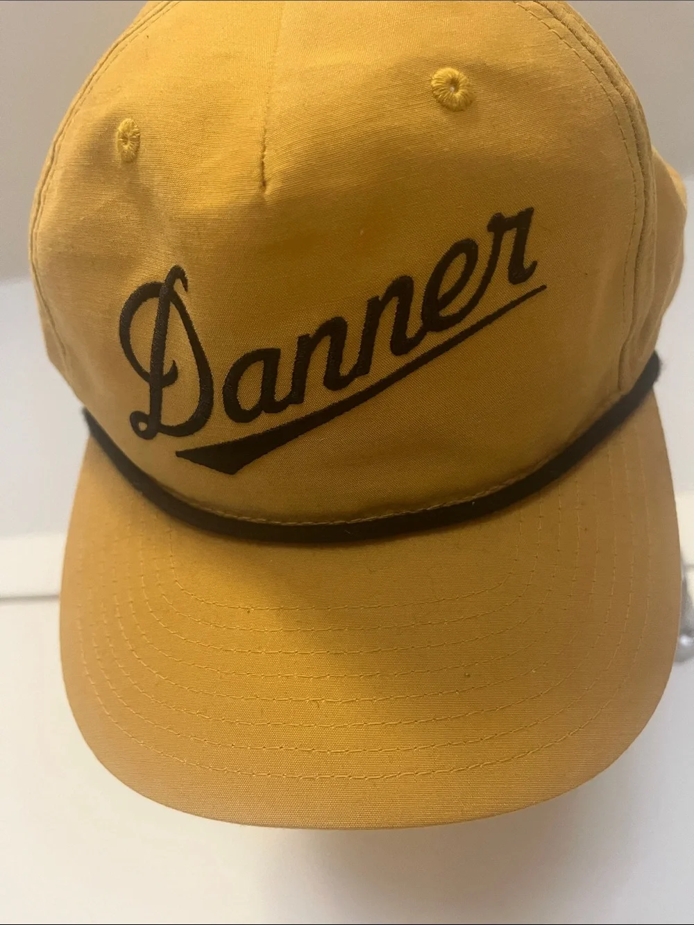 Danner Mustard Yellow Logo Baseball Cap